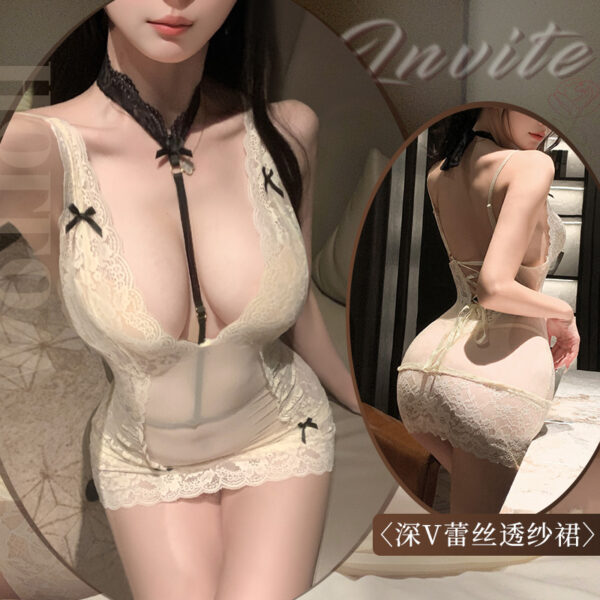 Elite Muse Lace Sheer Nightdress