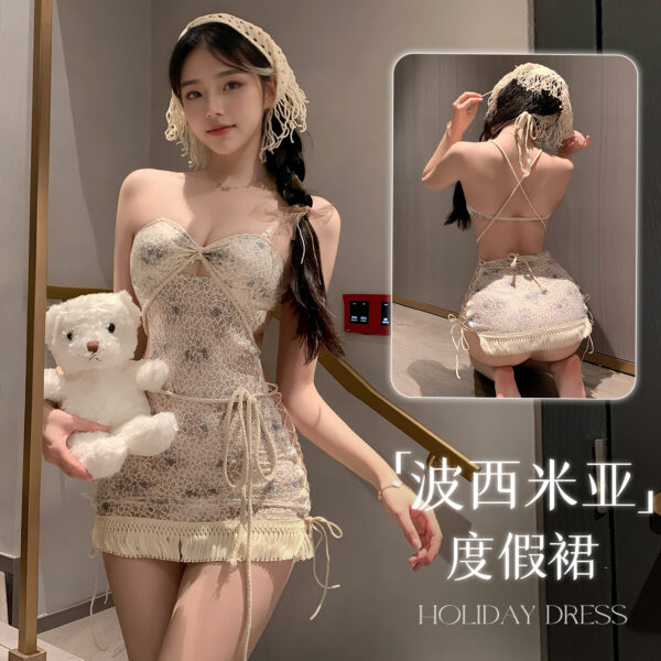 Boho Vacation Floral Dress